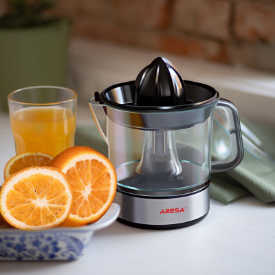 Shtrydhëse agrumesh ARESA AR-2503, 40W, enë 700 ml, e zezë