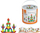 Lodër druri për ndërtime Wooden Construction Set, 250 bloqe, me ngjyra