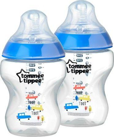 Biberon Tommee Tippee, 2 copë, rozë