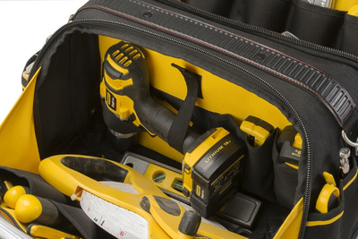 Çantë veglash Stanley Tool Bag SFMST1-73607, bazë polipropileni, me rrip shpatulle, e zezë