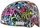 Helmetë për kalamoj Krash Street Writer Pop Neon, 54–58 cm, 8–14 vjeç, e zezë me ngjyra neon