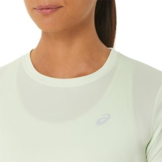 Bluzë sportive Asics Core SS Top 2012C335, për goca, slim fit, e bardhë
