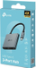 Adaptor USB-C TP-Link UH3020C, 3 porte, HDMI 4K, gri metalik