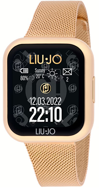 Orë smart për femra Liu Jo Voice Mini SWLJ150, e artë rozë
