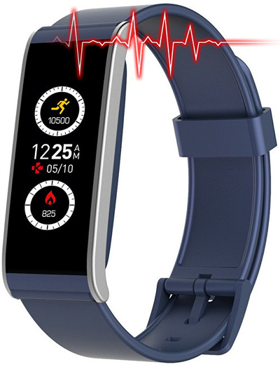 Orë e mençur MyKronoz  ZeFit4 HR  Blue /Silver