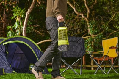 Kurth insektesh Ryobi 18V ONE+ Cordless Bug Zapper, pa kabllo, bare tool, jeshil