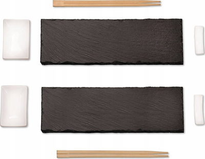 Set sushi Kesper, 8 pjesë, 30 x 10 cm, gri