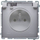 Prizë e vetme Kontakt Simon Basic BMGZ1B.01/21a, IP44 hermetike, 16A 250V, me kapak inox