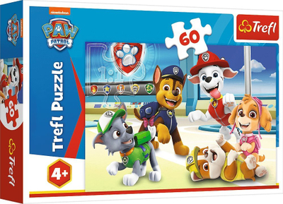 Puzzle Nickelodeon Paw Patrol, 60 copë, për fëmijë, shumëngjyrësh
