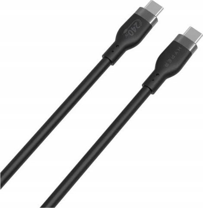 Kabllo USB C HYPER HyperJuice 240W, 2m, silikon, i zi
