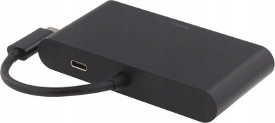 Stacion dokimi DELTACO USB C, HDMI RJ45 USB A, i zi