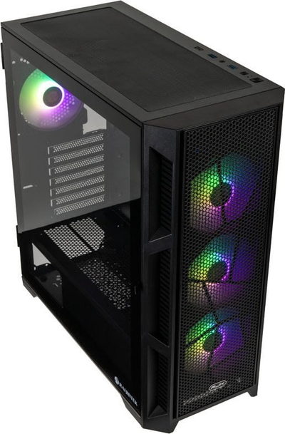 Kasë Raijintek Ponos Ultra Mesh ARGB, Midi Tower