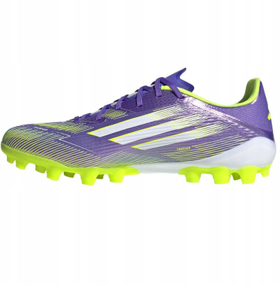 Këpucë futbolli për bar sintetik Adidas F50 League, për të rritur, vjollcë