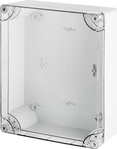 Површинска електрична кутија ELEKTRO-PLAST, 340x270x106mm, IP65, сива со проѕирен капак