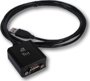 Adapter USB në RS232 Exsys EX 1309, USB 2.0, SubD9, gri