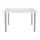 Set ngrënieje Alan-Kim, 5-pjesësh (Tavolinë 120×70×75 cm + 4 karrige) HM10062.01, bardhë