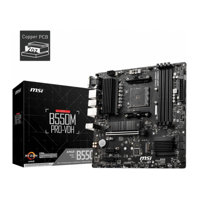 Pllakë amë MSI B550M PRO VDH, socket AM4, mATX