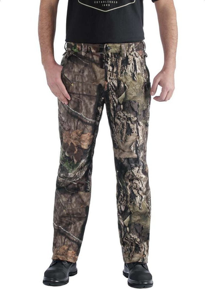 Pantallona Carhartt Buckfield, softshell poliester, Rain Defender, kamuflazh Mossy Oak