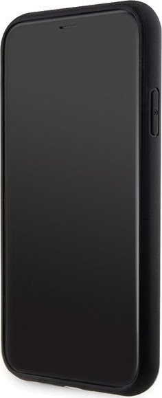 Kapak telefoni Guess GUHCN61HG4SGK, për iPhone 11 / Xr 6.1", hardcase me glitter, i zi