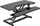 Platformë tavoline BakkerElkhuizen Sit Stand Desk Riser 2, e rregullueshme, e zezë