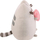 Lodër pelushi Pusheen me zemër, 24cm, gri shumë e butë