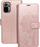 Këllëf portofol MEZZO për Xiaomi Mi 11 Lite 5G, me litar, lëkurë eko, rozë