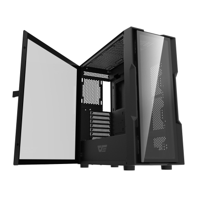 Kutia kompjuterike Darkflash DK431 Glass, Big Tower, E ATX, e zezë