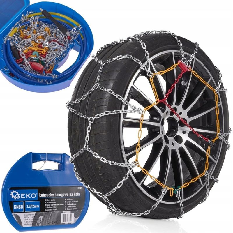 Zinxhirë bore për rrota Geko KN80, profil 3.5/12mm, set