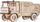 Puzzle 3D druri Eco Wood Art MAZ 5309RR, 306 copa, shkallë 1:20, ngjyrë druri natyrale