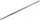 Tub lidhës Heart Fig.6330(11), 600mm, bakër i vesh me nikel, ngjyrë argjendi