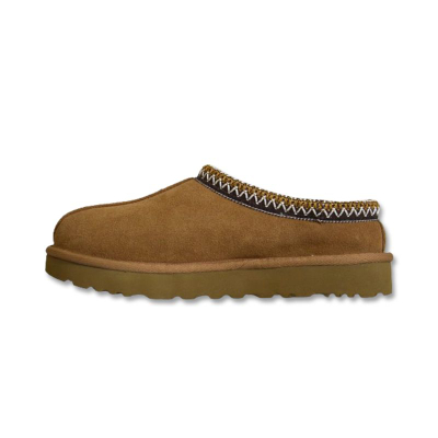 Pantofla grash UGG Tasman, lëkurë zdrukth, chestnut