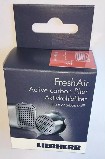 Filter ajri për frigorifer Liebherr 9881 289, me karbon aktiv, set, i zi