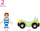 Lodër tren Brio Disney Princess Belle and Wagon, 2 pjesë, për kalamaj 3+, shumëngjyrëshe