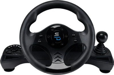 Турниролен волан Spirit of Gamer GS 750, со педали, со вибрација, црн