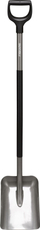 Lopatë FISKARS ERGONOMIC 1070058, çelik boroni, bosht ergonomik, portokalli