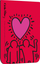 Kartë zbukuruese Samsung Keith Haring Love, për Galaxy Z Flip5 Z Flip6 Z Flip7 FE Flipsuit, NFC, e kuqe