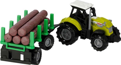 Traktor lodër Mega Creative My Ranch me rimorkjo, 25 cm, me drita edhe zë, shumëngjyrësh