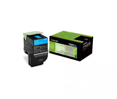 Toner Lexmark 70C20C0, cyan, origjinal