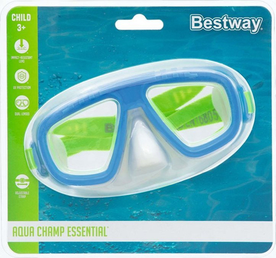 Maskë noti për fëmijë Bestway 22011, polikarbonat, pa lateks, blu