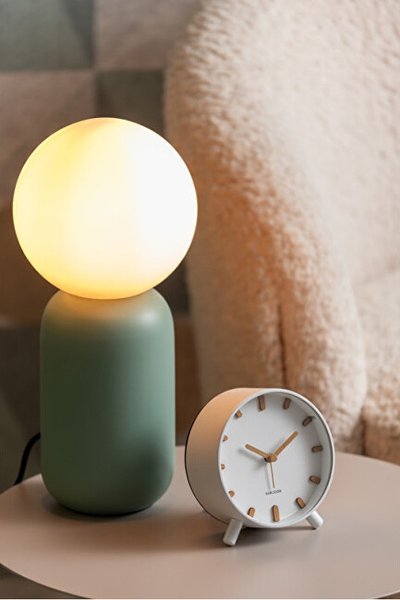 Orë me alarm Karlsson KA5943WH, e bardhë