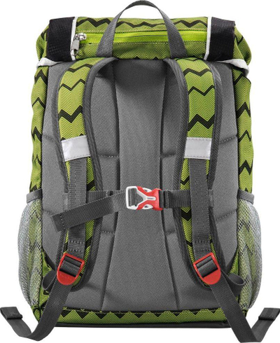 Çantë shpine Hama Handbags Green, për fëmijë, me xhepa anësorë rrjetë, jeshile