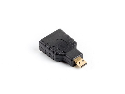Adapter AV Lanberg AD-0015-BK, HDMI Micro në HDMI, i zi