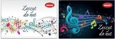 Fletore muzikore Beniamin A4, sistem pesëvijor, kapak i butë, set 10 copë