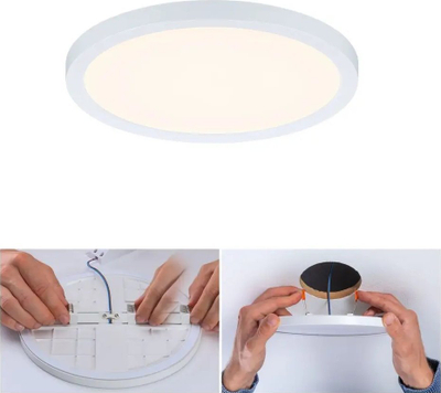 Panel i futur LED Paulmann Areo 830 Round, 17.5cm, dimerues, i bardhë