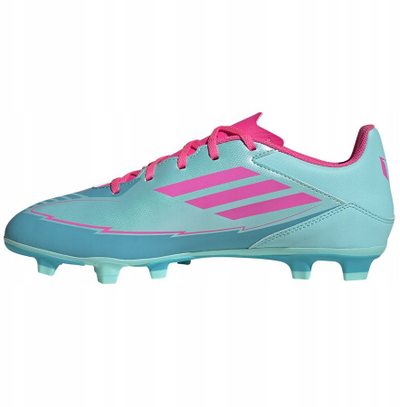 Këpucë futbolli Adidas F50 Club Messi IH0929, FG MG, blu rozë