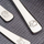 Set takëmesh për fëmijë Leonardo Bambini, 4 pjesë, çelik inox, ngjyrë argjendi