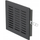 Grilë ventilimi Awenta T03BR Eco, 14x14 cm, plastike ABS, grafit