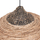 Llambë tavani Manila hemp 45×23–60 cm (HM7785), zezë