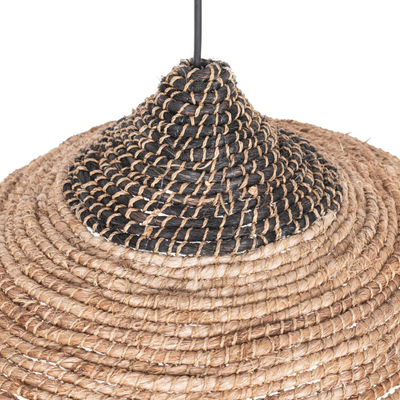 Llambë tavani Manila hemp 45×23–60 cm (HM7785), zezë