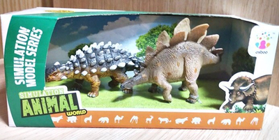 Figura dinosaurësh Adar, set 2 copë